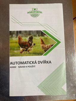 Automatická dvířka pro kurník AGROFORTEL AD002