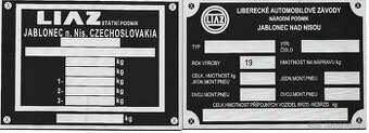 Štítky na Liaz, ZTS, Zetor