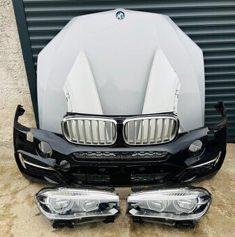 BMW X6 F16 nárazník m-paket světlo blatník kapota - 1