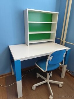 Dětský psací stůl Pahl Ikea s nástavcem