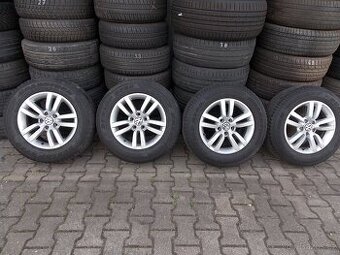 Sada orig. 16" alu kol VW Tiguan s pneu 215/65 R16