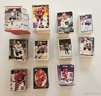 Hokejové kartičky LOT NEW E 1421ks