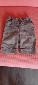 Chlapecké kvalitní  plátěné  kraťasy/šortky  NEXT 86/92