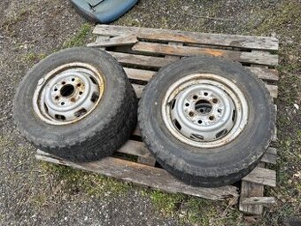 Kompletní kola disky R12 Piaggio Porter