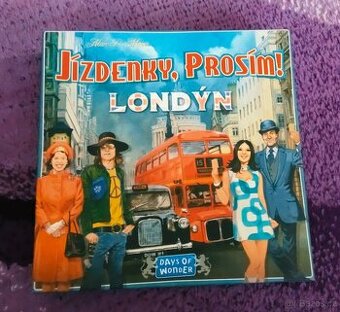 Desková hra Jízdenky, prosím Londýn nová, nerozbalená