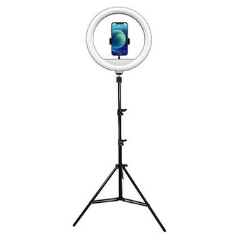 Powerton kruhové světlo 13", bílá LED, velké, nastavení tep