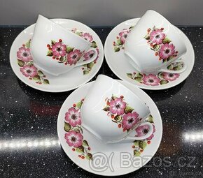 Čajová porcelánová sada Epiag Czechoslovakia