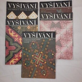 Retro časopisy Vyšívání