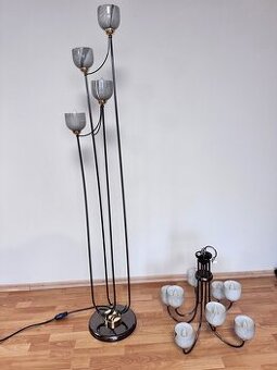 VINTAGE LUSTR + LAMPA