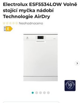Electrolux ESF5534LOW Volně stojící myčka nádobí
