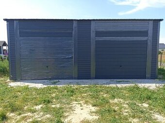 Plechová garáž 7x6m
