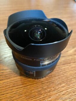 Rybí oko CANON EF 15 mm  1:2.8 Perfektní stav