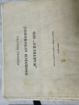 WARTBURG 311 DÍLENSKÁ PŘÍRUČKA KATALOG NÁVODY K OBSLUZE