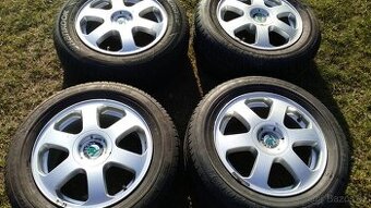 15 alu Škoda Fabia Octavia Rapid letní pneu