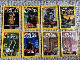 Časopisy National Geographic - starší vydání