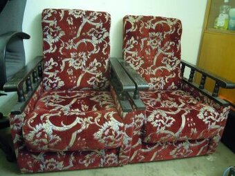 Křesla v dobrém stavu dva kusy za 2000kč