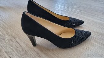 Kožené černé lodičky GABOR vel. 38 - nové