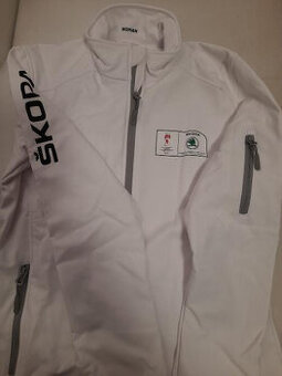 Softshellová bunda ŠKODA - bílá dámská L - levně