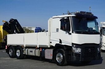 Renault T 380 - 6x2 - Valník + HR-HIAB302E-5X-HIPRO
