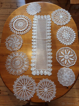 Krajkové - paličkované dečky a prostírání