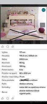 Patrová postel pro 2 děti