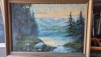 ručně malované obrazy