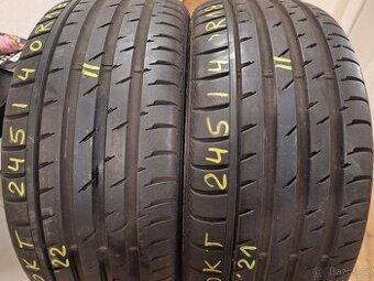 Prodám letní pneu 245/40/18 Continental