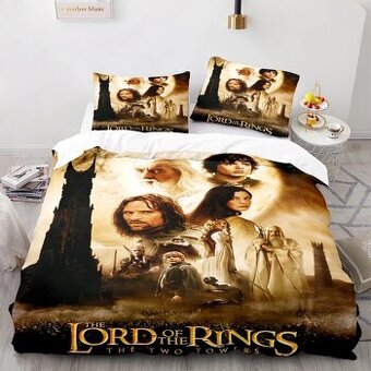 Obliečkový Set Na Perinu A Vankúš Pán Prsteňov