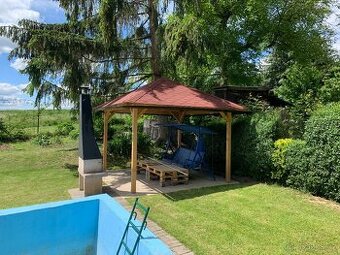 Plechová střecha na gril