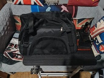 Taška na přepravu kočky/psa + postroj na venčení