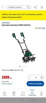 Elektro kultivátor PEBH1500 B2