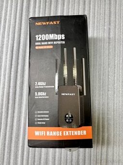 Newfast Wifi range extender - zesilovač přepínač frekvencí