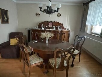 Luxusní starožitná jídelní sestava