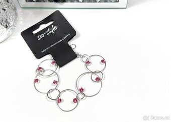 Swarovski Elements - kroužkový náramek