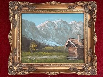 Olejomalby signované krásné rámy - 1