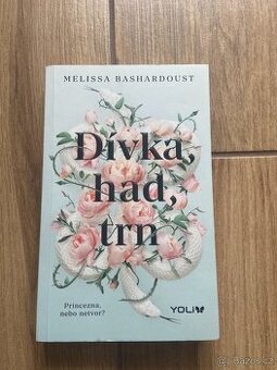 Dívka, had, trn