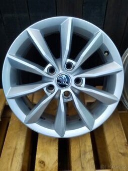 Originální 4 ks alu kola Škoda  6,5Jx16