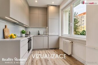 Prodej bytu 2+1, 44,9 m², Velká Hradební, Ústí nad Labem – c