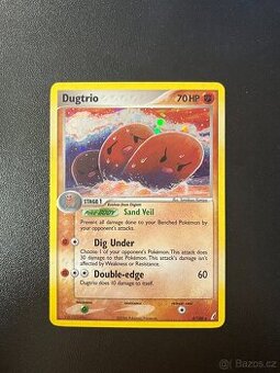 Pokemon Dugtrio 5/100 EX Crystal Guardians Rare Holo EN