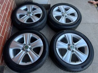 Alu 17" 5x112 škoda DOLOMITE letní 90% YETI TOP