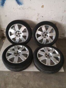 Alu kola Ford 6,5x17 5x108 pneu Michelin 205/50/17 - 4ks