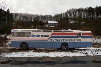 1977 Karosa ŠD11 autoprepřepravník Škoda 130LR apod.