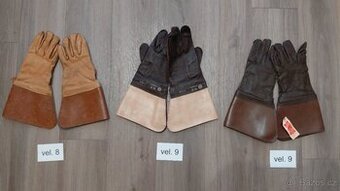 Moto retro rukavice RZ Dobříš 3 páry