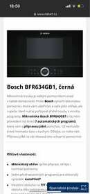 Mikrovlnná trouba Bosch Serie 8 BFR634GB1 černá