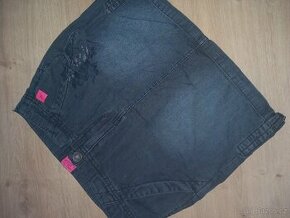 Jeans sukýnka 140, zn. SAM - 1