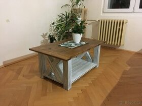 Konferenční stolek Farmhouse - ruční výroba - 1