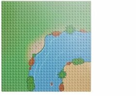 Lego City - deska řeka zatáčka- kopie Lego NOVÉ