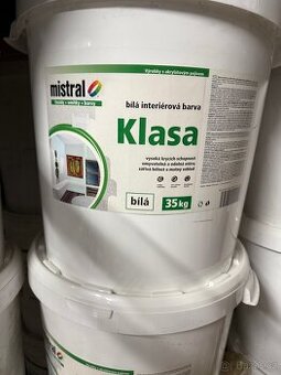 Prodám malířskou barvu MISTRAL KLASA 35 kg