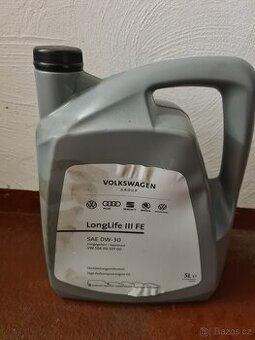 Motorový olej 0W-30 LL, specifikace VW, Škoda, Seat