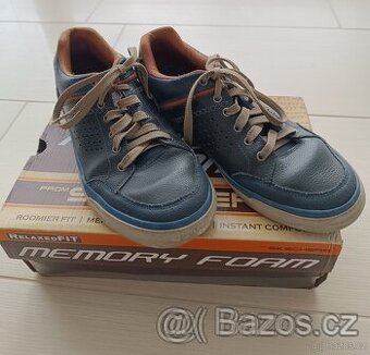 Jarní/podzimní kožené boty, Skechers, vel. 40